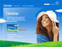Tablet Screenshot of claritine.ro
