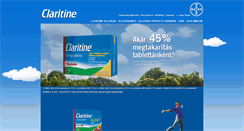 Desktop Screenshot of claritine.hu