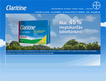Tablet Screenshot of claritine.hu